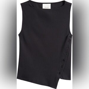 Reformation Hudson Knit Tank Black XS